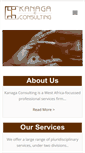 Mobile Screenshot of kanagaconsulting.com